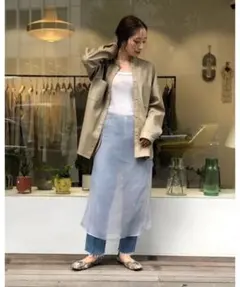 todayful オーガンジーキャミソールドレスのサムネイル