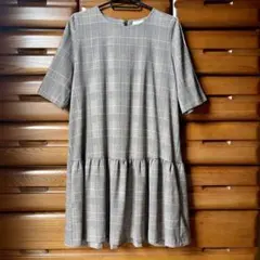【美品】ZARA チェック柄 ワンピース