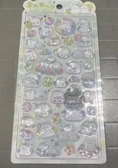 シマエナガ うるちゅるポップシール【クラックス正規品】ぷっくり ツヤツヤ