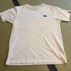 ノースフェイス ロゴ刺繍 Tシャツ ホワイト