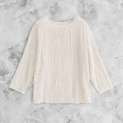 【GRL】グレイル カットソー アイボリー 長袖 韓国風 春トップス 白