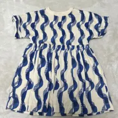 プチバトー　半袖ワンピース 104cm