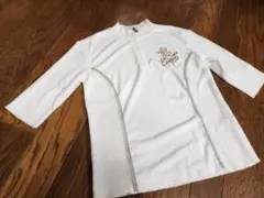 상태좋음 KENZO GOLF ハーフジップ シャツ ホワイト