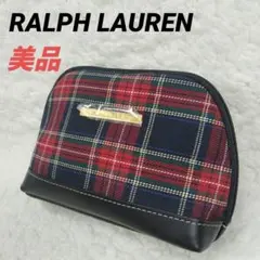 ✨️美品✨️ RALPH LAUREN　ラルフローレン　チェックミニポーチ　小物のサムネイル