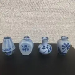 昭和レトロ　花瓶5個セット　まとめ売り ミニチュア 陶器 昭和レトロ まとめ売り - メルカリ
