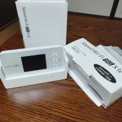 超美品Speed Wi-Fi 5G X12　アイスホワイト　付属品元箱取説付き