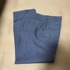 グレー ストライプ スラックス