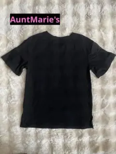 Aunt Marie's 黒 半袖トップスのサムネイル