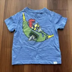★GAP★Tシャツ★青★ブルー★恐竜★