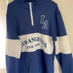 SHEIN LA LOS ANGELES スウェット ハーフジップ