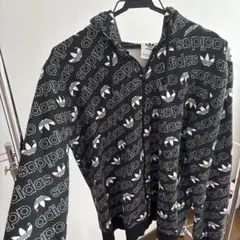 adidas トレフォイル 総柄 ジップアップパーカーのサムネイル