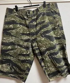 【希少】00s OLD STUSSY タイガーカモ ハーフパンツ 迷彩 36のサムネイル