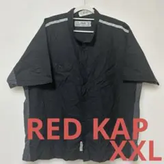 RED KAP 白タグ　半袖ワークシャツ XXL 黒 INFINITI US古着