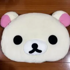 コリラックマ フェイスクッション　サンエックス+グリーンキャメル　平成