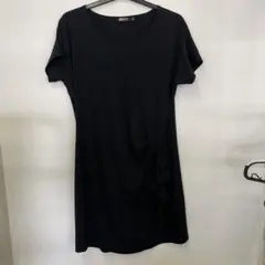DKNYダナキャラン Mサイズ黒色ワンピース収縮性あり