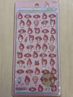 正規品★マイメロディ　サンリオミニ　サンリオmini ボンボンドロップシール