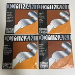 1/8用　E線、A線、G線2本(D線なし)Dominant バイオリン弦のサムネイル