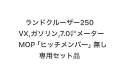 ランドクルーザー250 社外ヒッチメンバー用 ワンオフ配線 VX-G、7.0
