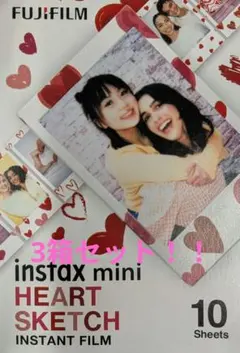 く*読様 FUJIFILM instax mini HEART SKETCH 3