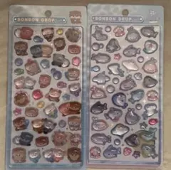 ボンボンドロップシール カワウソ サメ 水族館限定