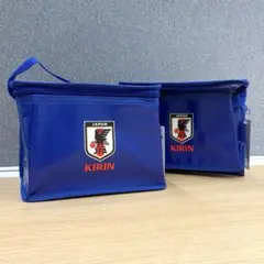 키린 JFA 쿨링 백, 2개 세트, 사무라이 블루