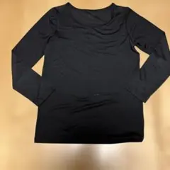 UNIQLO HEATTECH ブラック 長袖 アンダーシャツ 150
