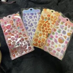 ぷくぷくシールセット かわいいデザイン