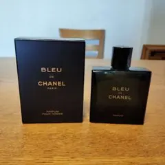 【空瓶】ブルー ドゥ シャネル パルファム 100ml　箱付き