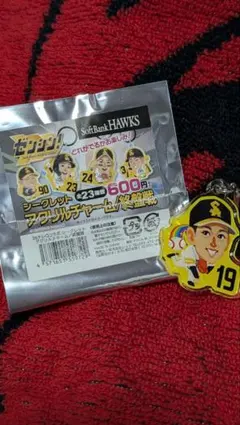福岡ソフトバンクホークス 選手デフォルメシークレットアクリルチャーム大津亮介選手