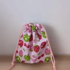 巾着袋　コップ袋　小物入れ　ハンドメイド