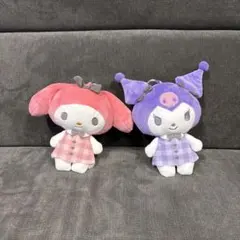 マイメロディ クロミ チェックワンピがま口ポーチ ２点セット