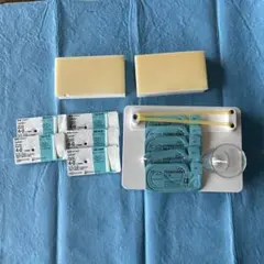 縫合、糸結び練習用セット シルク縫合糸付き