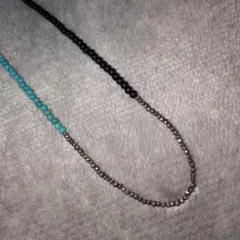 定価5000円　ビーズネックレス　ターコイズ