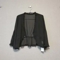 新品タグ付き✨［Ruching］シアーカーディガン(F)/羽織り きれいめのサムネイル