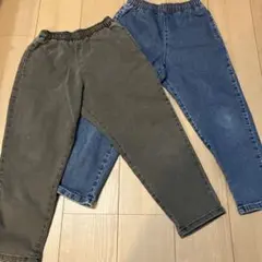 値下げ！　GU デニム シェフパンツ　2枚セット