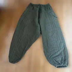 アミナ　クロップドパンツ　サルエルパンツ　アジアンエスニック