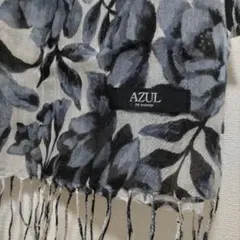 AZUL フラワープリント ストール