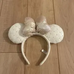 【ディズニー】ミニーマウス風 ホワイトカチューシャ