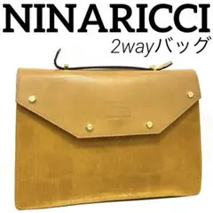 【正規品】NINARICCI パイソンレザー風2wayショルダーバッグ