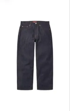 supreme baggy jean plum 32 バギー デニム プラム - メルカリ