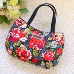 ラウンドバッグ／USA・Flowered Engrams Trinkets