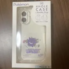 ②iPhone16 ２眼　ポケモン　ゲンガー 4ホールケース　ケース　カバーのサムネイル