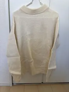 ユナイテッドアローズ　モックネックニット　S オフホワイト