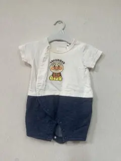 アンパンマンロンパース 60cm ホワイト・ネイビー