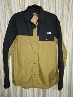 ノースフェイス　ヌブシシャツ　ブリティッシュカーキ　新品　ナイロンジャケット