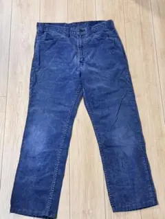 80s後期 USA製 Levi's 519 コーデュロイパンツ W34 ネイビー