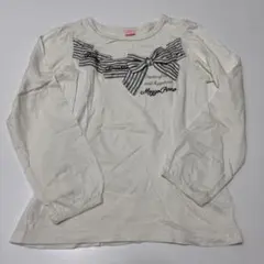 MezzoPiano 長袖カットソーアイボリー