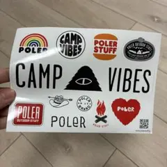 Poler キャンプバイブス ステッカーセット