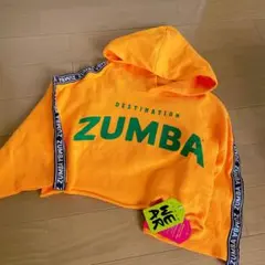 新品 正規品 ZUMBA ズンバ ダンスウェア クロップドオレンジ S