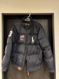 最終値下げ　ラルフローレン　ダウンジャケット　ネイビー　肉厚　ビッグポニー